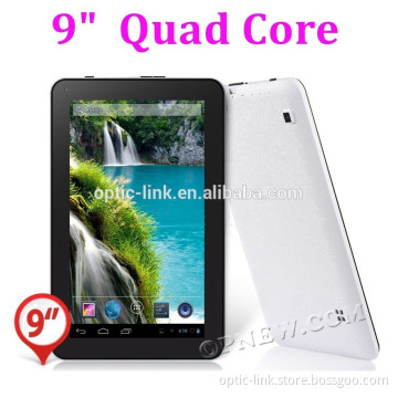 9 inch A33 tablet PC Quad core Android 4.4 Kitkat External 3G Wi-Fi & Capacitive Touch OPNEW 1080P
